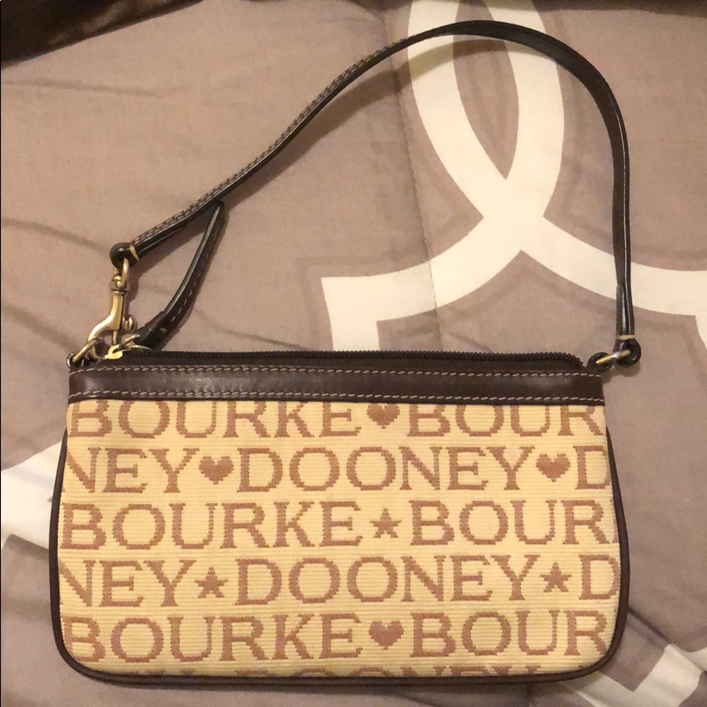 Doomed & Bourne Canvas Coated Wristlet
